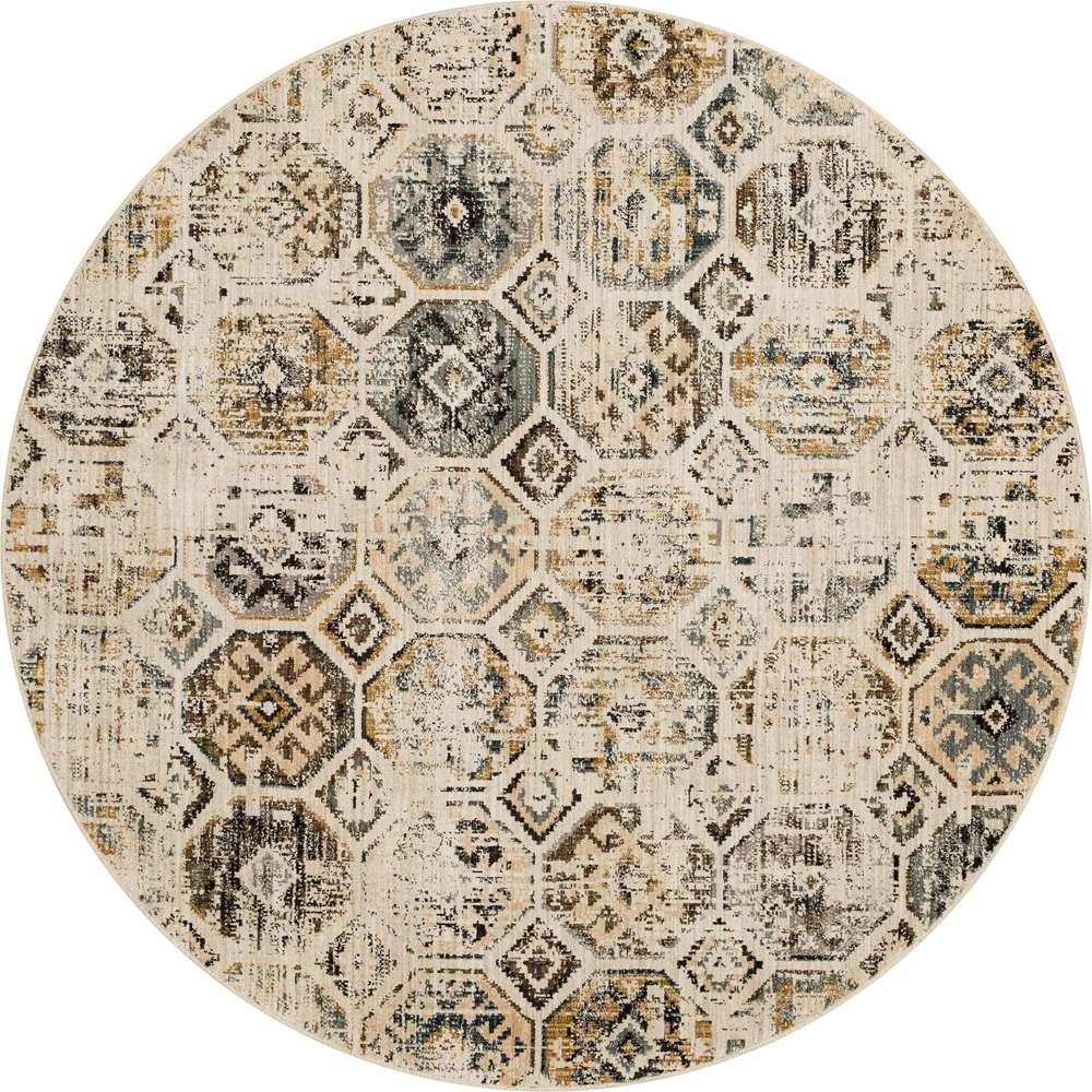 Karastan - Elements Tunis Beige 8 x 8 Area Rug - 91623-70033-R096-IP veiw 1