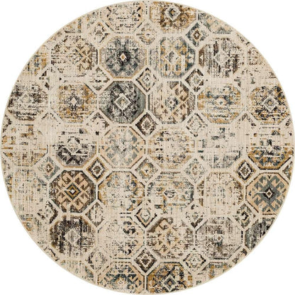 Karastan - Elements Tunis Beige 8 x 8 Area Rug - 91623-70033-R096-IP veiw 1