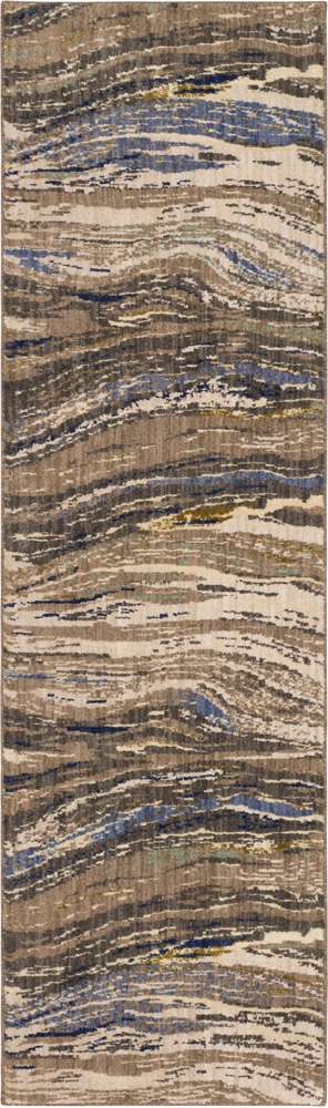 Karastan - Enigma Continuum Smokey Grey 2 4in x 7 10in Area Rug - 90968-90116-028094-IP veiw 1