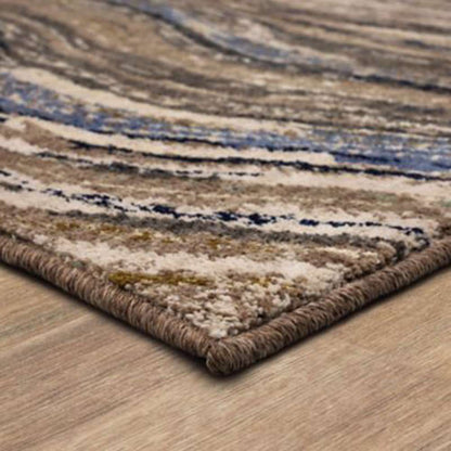Karastan - Enigma Continuum Smokey Grey 5 3in x 7 10in Area Rug - 90968-90116-063094-IP veiw 3