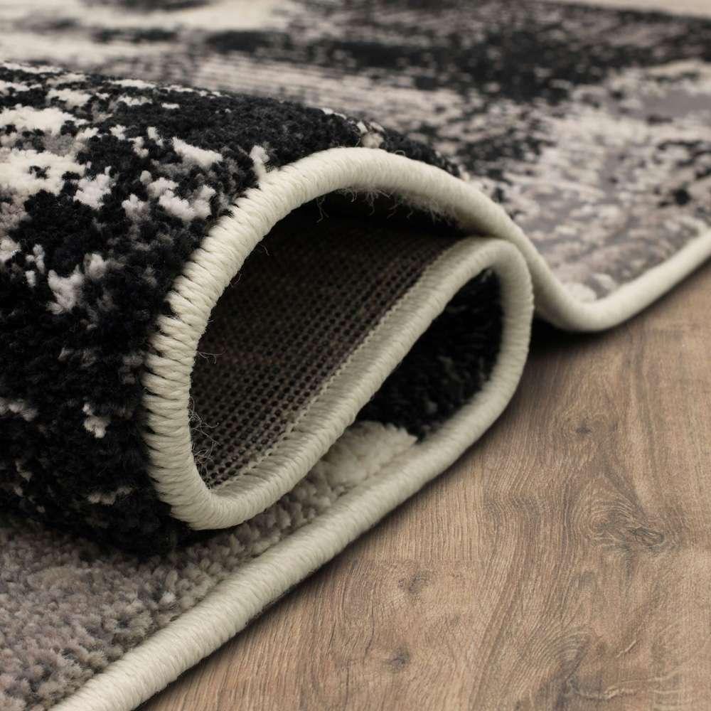 Karastan - Epiphany Brush Strokes Soot 2 4in x 7 10in Area Rug - 92210-90166-028094-IP veiw 3