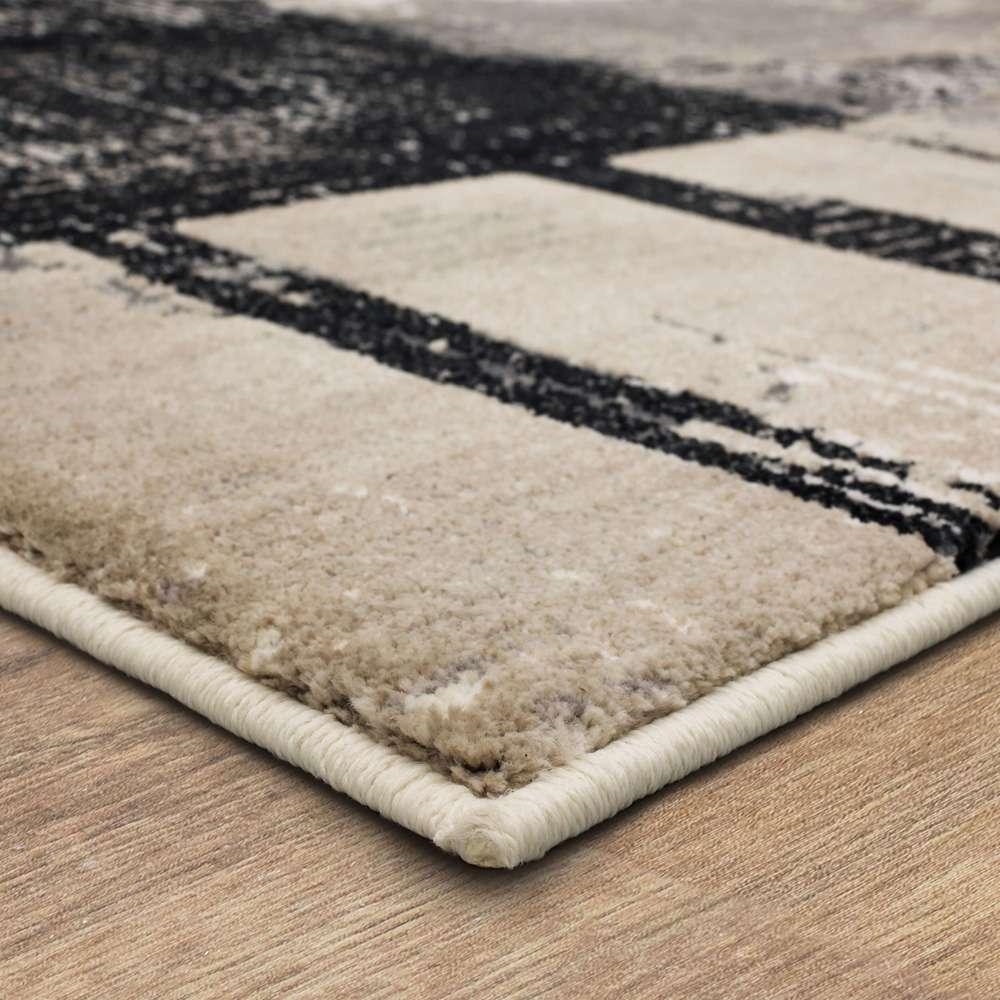 Karastan - Epiphany Brush Strokes Soot 2 4in x 7 10in Area Rug - 92210-90166-028094-IP veiw 4