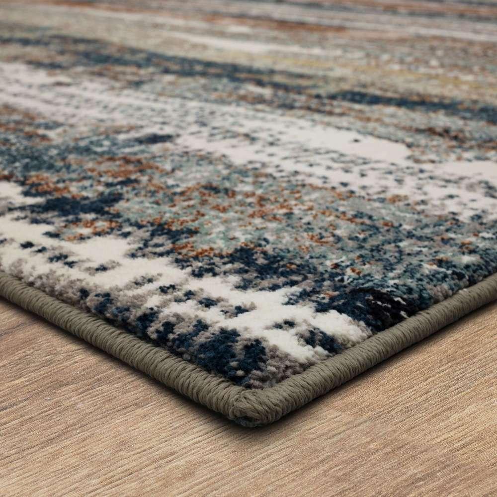 Karastan - Epiphany Colorful Waves Robins Egg Blue 2 x 3 Area Rug - 92204-60129-024036-IP veiw 4
