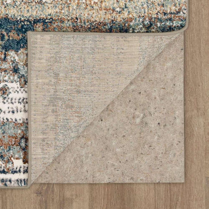 Karastan - Epiphany Colorful Waves Robins Egg Blue 9 6in x 12 11in Area Rug - 92204-60129-114155-IP veiw 2