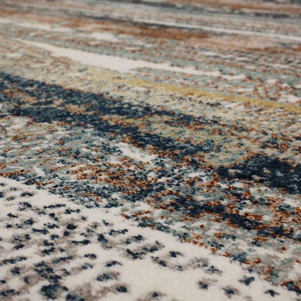 Karastan - Epiphany Colorful Waves Robins Egg Blue 9 6in x 12 11in Area Rug - 92204-60129-114155-IP veiw 5