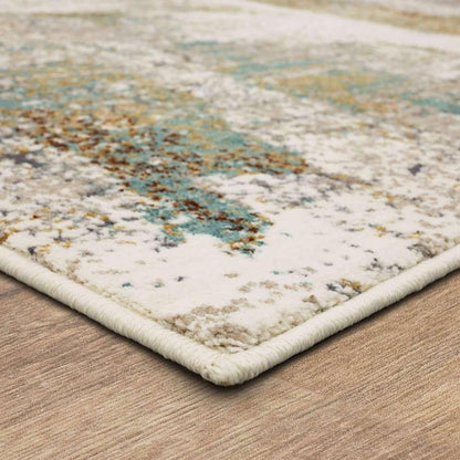 Karastan - Epiphany Merce Alabaster 2 4in x 7 10in Area Rug - 92207-70044-028094-IP veiw 4