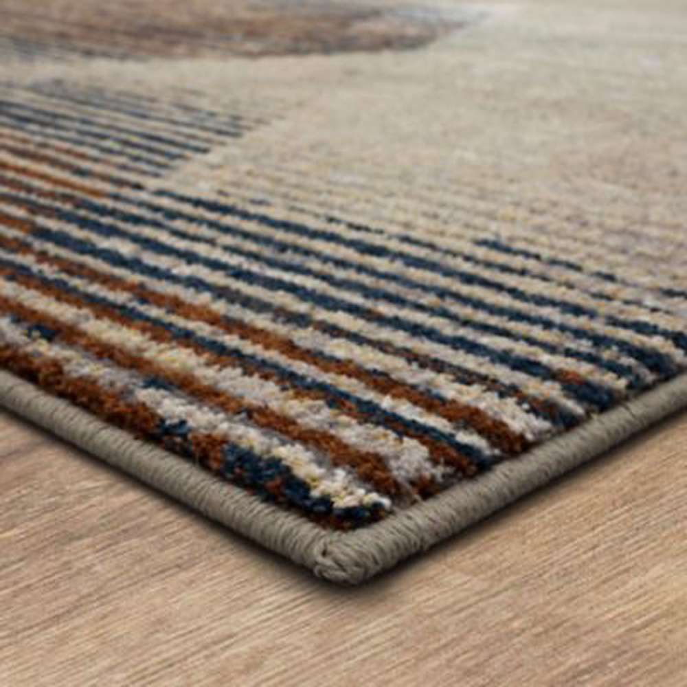 Karastan - Epiphany Precarious Stria Frost Grey 5 3in x 7 10in Area Rug - 92205-4545-063094-IP veiw 4