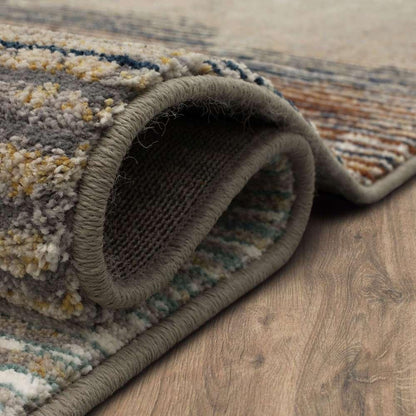Karastan - Epiphany Precarious Stria Frost Grey 8 x 10 Area Rug - 92205-4545-096120-IP veiw 2