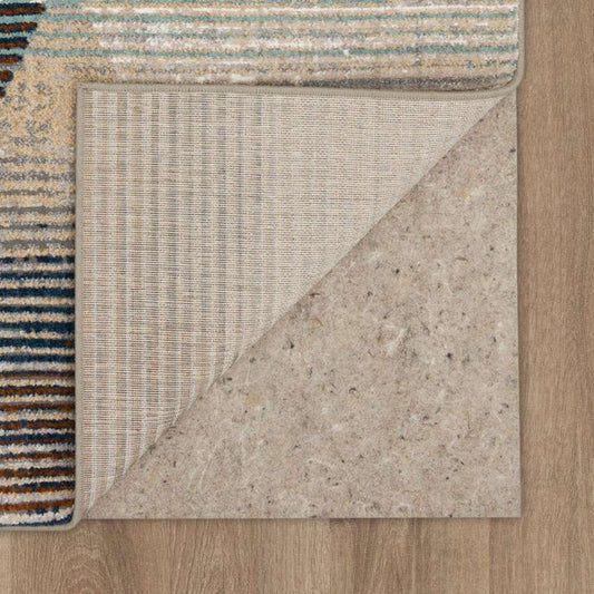 Karastan - Epiphany Precarious Stria Frost Grey 9 6in x 12 11in Area Rug - 92205-4545-114155-IP veiw 2