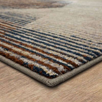 Karastan - Epiphany Precarious Stria Frost Grey 9 6in x 12 11in Area Rug - 92205-4545-114155-IP veiw 4