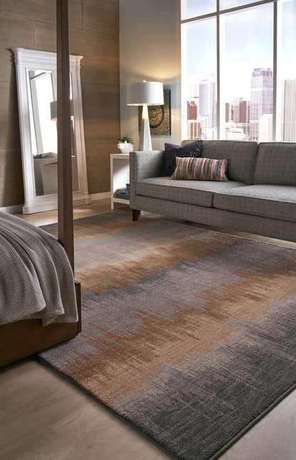 Karastan - Euphoria Cashel Abyss Blue 8 x 11 Area Rug - 90261-880-096132-IP veiw 5