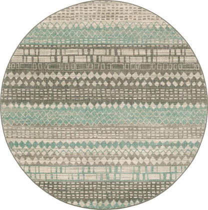 Karastan - Euphoria Eddleston Ash Grey 8 x 8 Area Rug - 90263-5913-R096-IP veiw 1