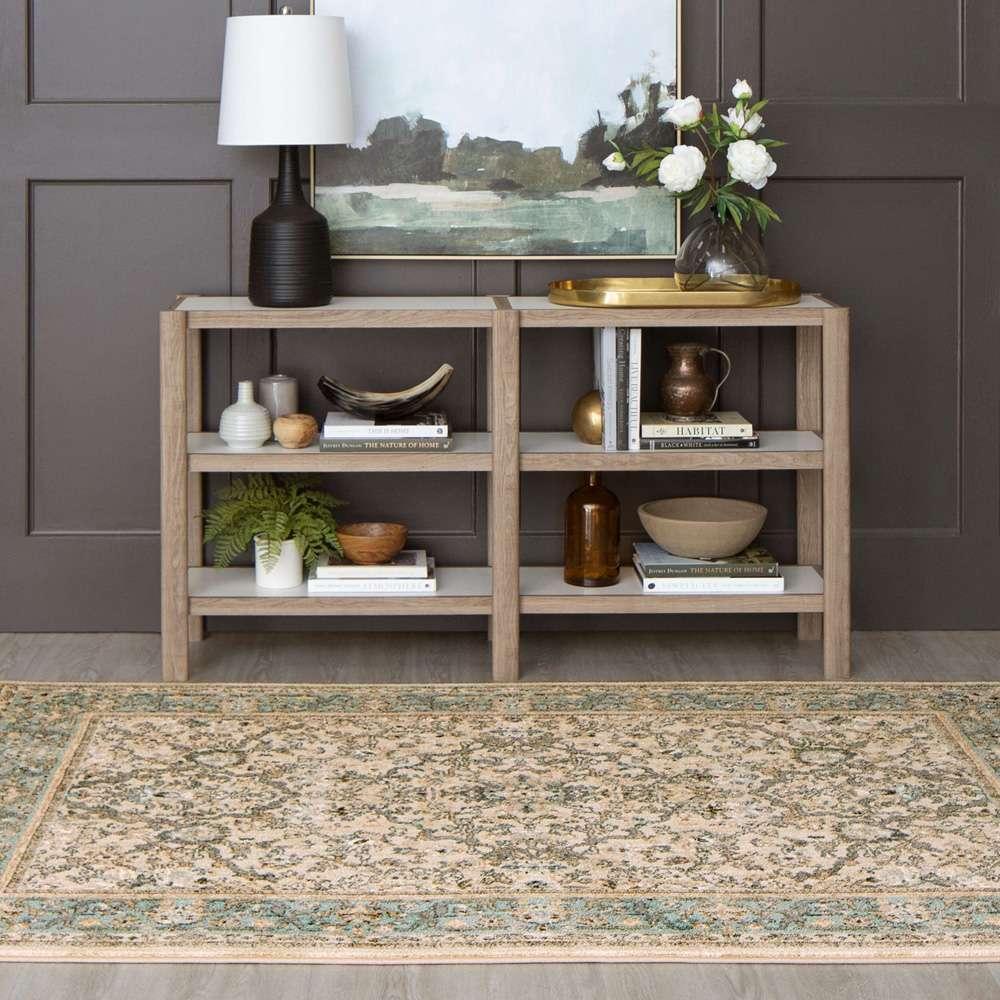 Karastan - Euphoria Monaghan Sand Stone 5 3in x 7 10in Area Rug - 90266-471-063094-IP veiw 5