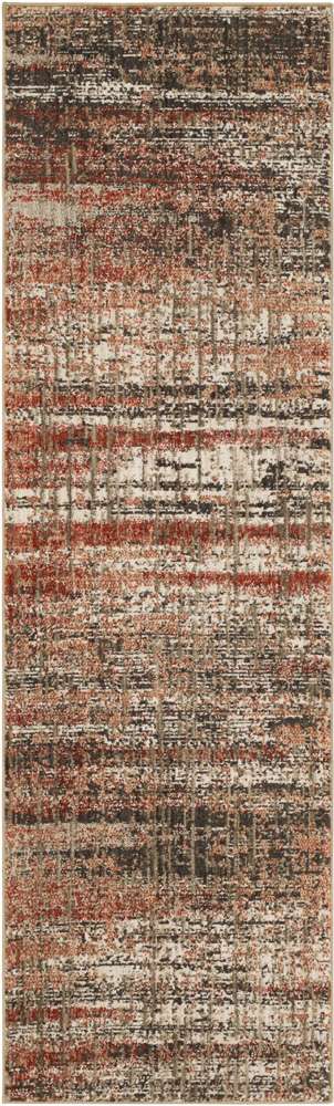 Karastan - Expressions by Scott Living Craquelure Ginger 2 4in x 7 10in Area Rug - 91826-20048-028094-SG veiw 1