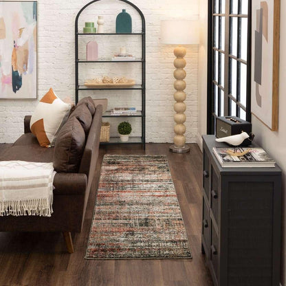 Karastan - Expressions by Scott Living Craquelure Ginger 2 4in x 7 10in Area Rug - 91826-20048-028094-SG veiw 5