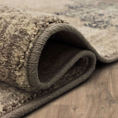 Karastan - Expressions by Scott Living Dharma Medallion Indigo 9 6in x 12 11in Area Rug - 91672-50102-114155-SG veiw 3