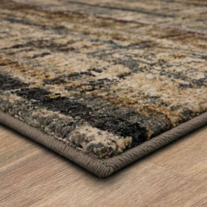 Karastan - Expressions by Scott Living Kaleidoscopic Denim 5 3in x 7 10in Area Rug - 91675-50128-063094-SG veiw 3