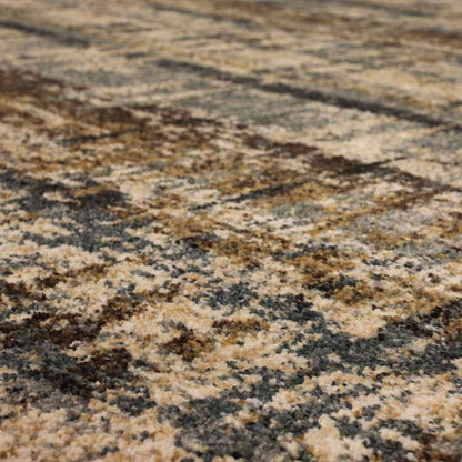 Karastan - Expressions by Scott Living Kaleidoscopic Denim 5 3in x 7 10in Area Rug - 91675-50128-063094-SG veiw 5