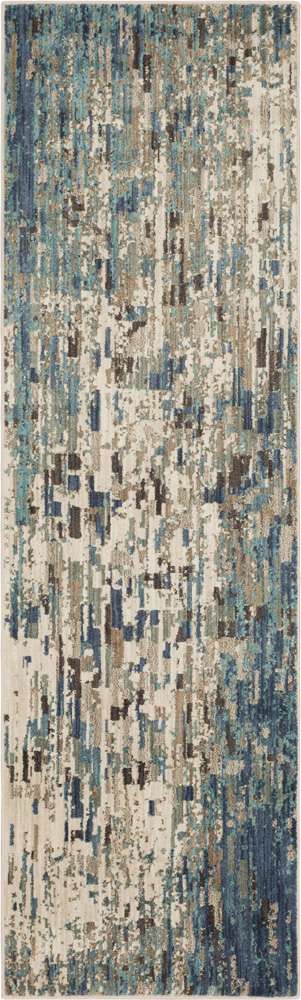 Karastan - Expressions by Scott Living Precipice Lagoon 2 4in x 7 10in Area Rug - 91676-50137-028094-SG veiw 1