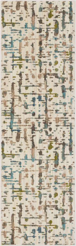 Karastan - Expressions by Scott Living Wellspring Oyster 2 4in x 7 10in Area Rug - 91668-10038-028094-SG veiw 1