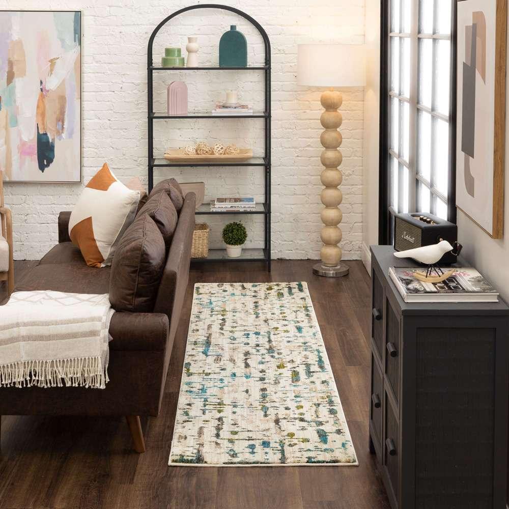 Karastan - Expressions by Scott Living Wellspring Oyster 2 4in x 7 10in Area Rug - 91668-10038-028094-SG veiw 5