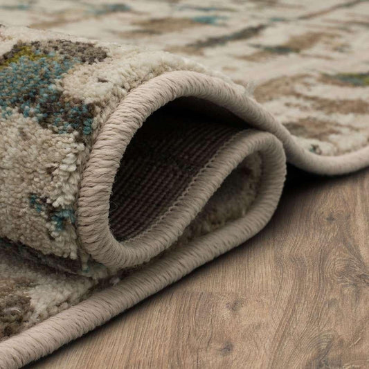 Karastan - Expressions by Scott Living Wellspring Oyster 5 3in x 7 10in Area Rug - 91668-10038-063094-SG veiw 2
