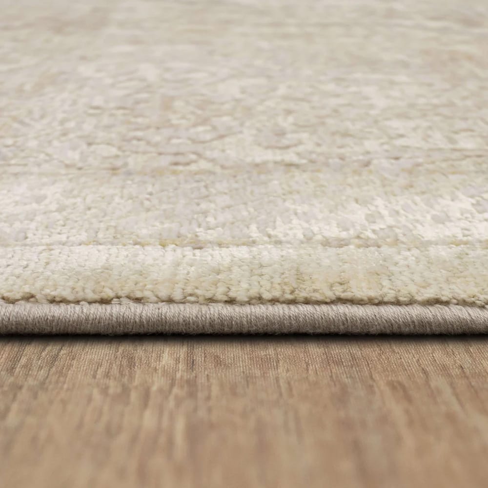 Karastan - Grinstead Flaxen Beige 1' 6" x 1' 6" Area Rug - R1405 1046 018018 IR view 5