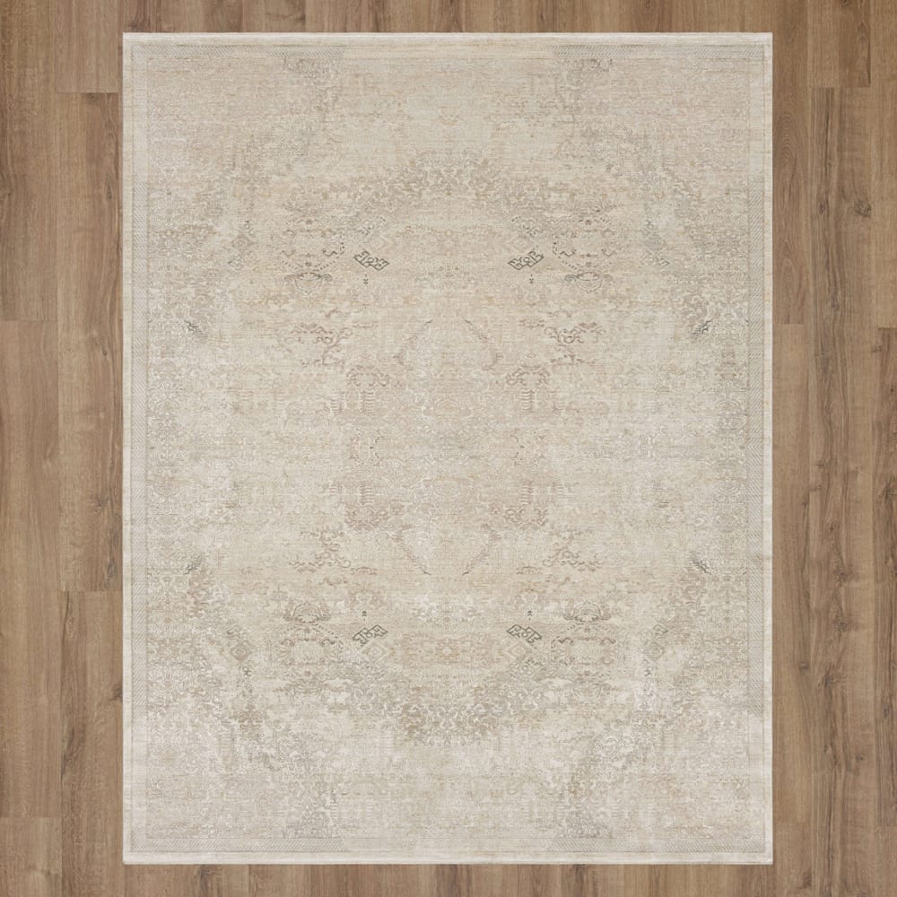 Karastan - Grinstead Flaxen Beige 7' 10" x 10' Area Rug - R1405 1046 094120 IR view 7