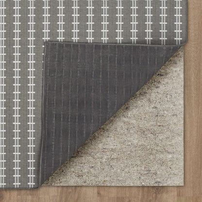 Karastan - Gulfport Grey 1' 6" x 1' 6" Area Rug - R1470 131 018018 IR view 3