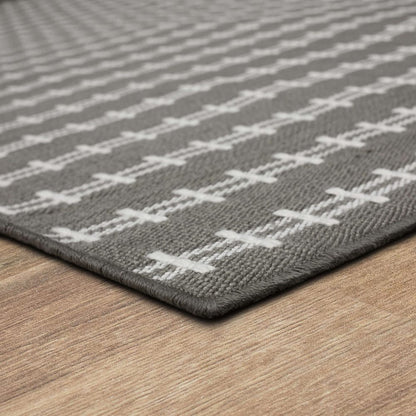 Karastan - Gulfport Grey 8' x 10' Area Rug - R1470 131 096120 IR view 4