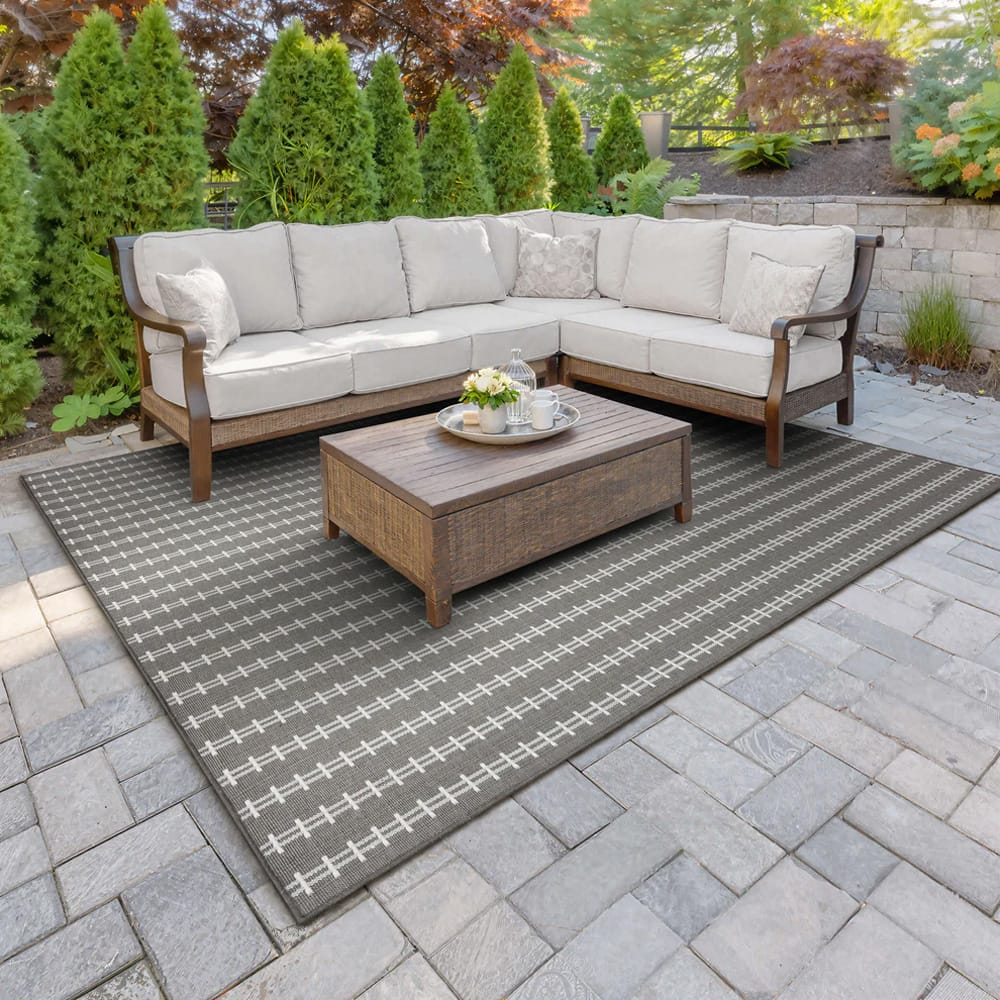 Karastan - Gulfport Grey 9' x 12' Area Rug - R1470 131 108144 IR view 9