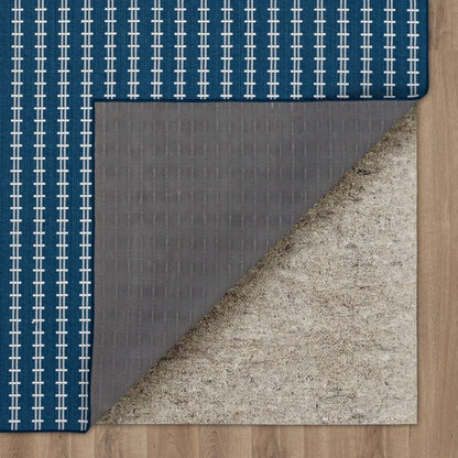 Karastan - Gulfport Navy 1' 6" x 1' 6" Area Rug - R1470 121 018018 IR view 3