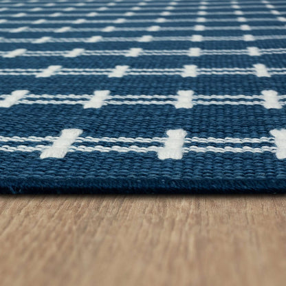 Karastan - Gulfport Navy 1' 6" x 1' 6" Area Rug - R1470 121 018018 IR view 5