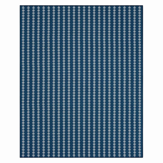 Karastan - Gulfport Navy 9' x 12' Area Rug - R1470 121 108144 IR view 1