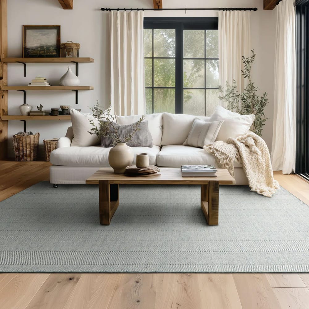 Karastan - Harrington Blue 6' x 9' Area Rug - R1466 103 072108 IR view 9