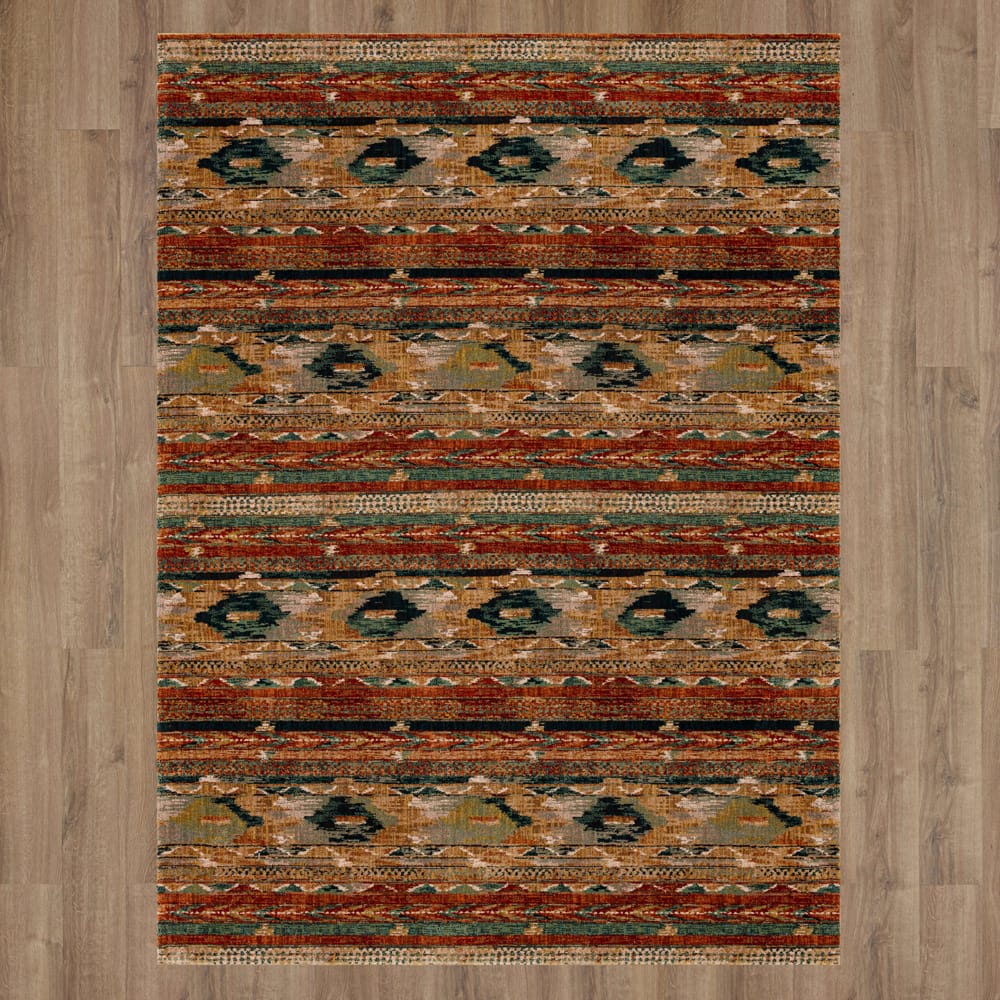 Karastan - Infused Aquamarine 5' 3" x 7' 10" Area Rug - 91799 50123 063094 IR view 7