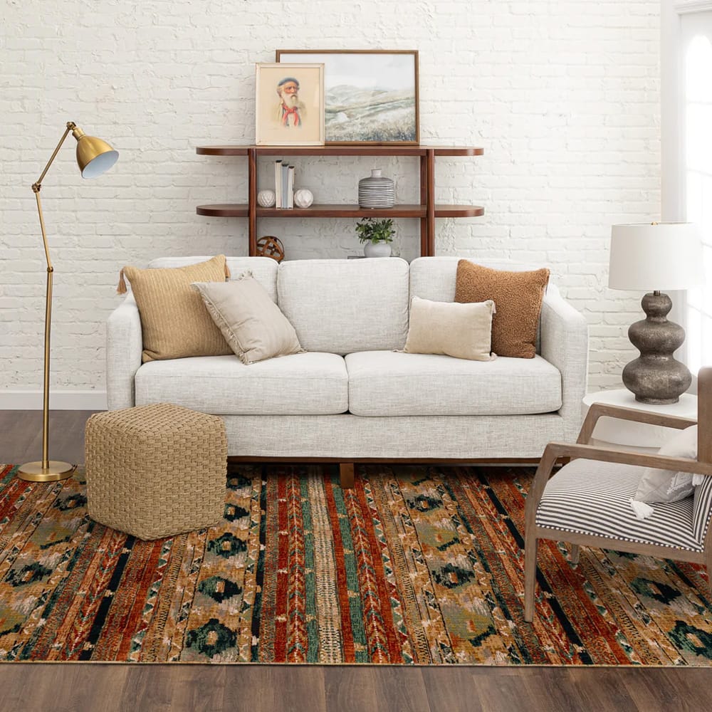 Karastan - Infused Aquamarine 8' x 11' Area Rug - 91799 50123 096132 IR view 9