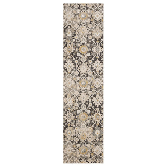 Karastan - Ireby Gray 2' 6" x 10' Area Rug - R1260 119 030120 IP view 1