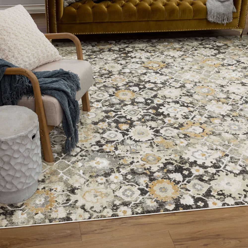 Karastan - Ireby Gray 2' 6" x 10' Area Rug - R1260 119 030120 IP view 8