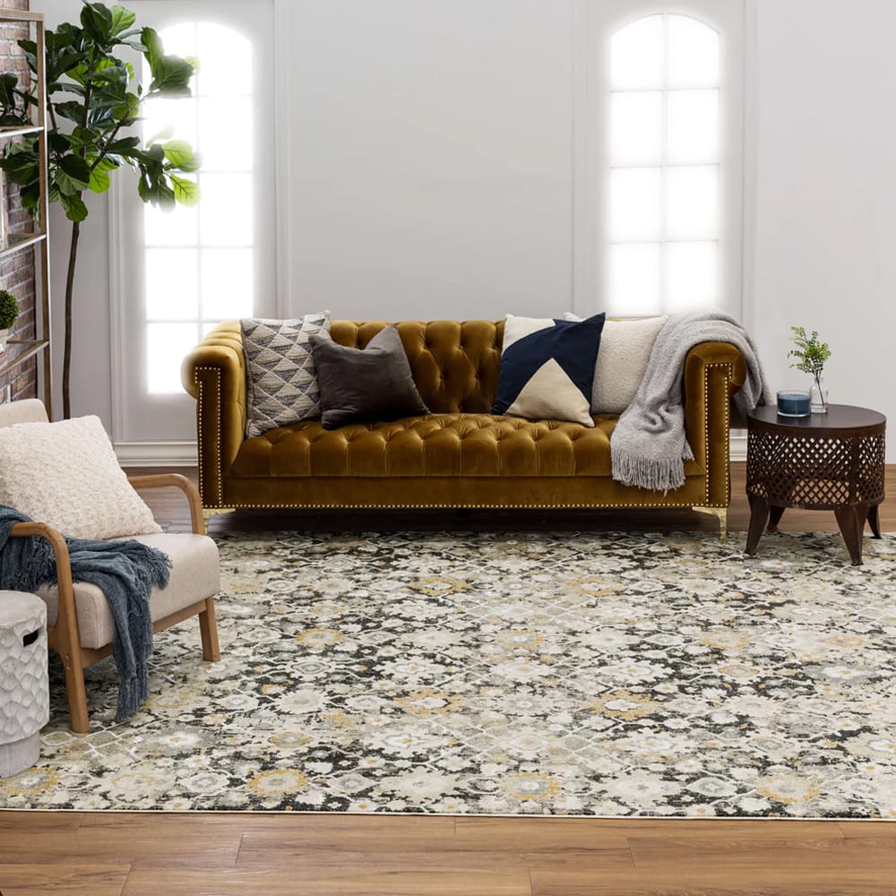 Karastan - Ireby Gray 9' x 12' Area Rug - R1260 119 108144 IP view 9