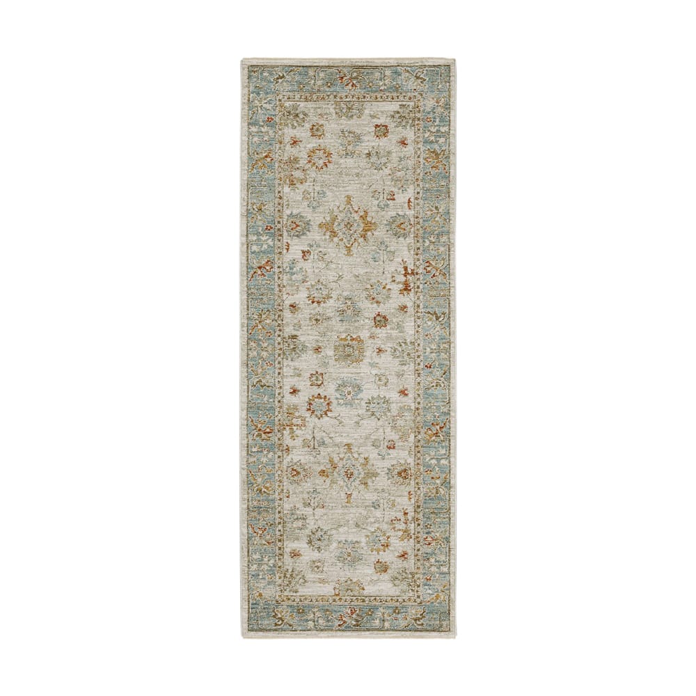 Karastan - Iznik Cream 2' 7" x 7' 3" Area Rug - RG847 741 031087 IR view 1