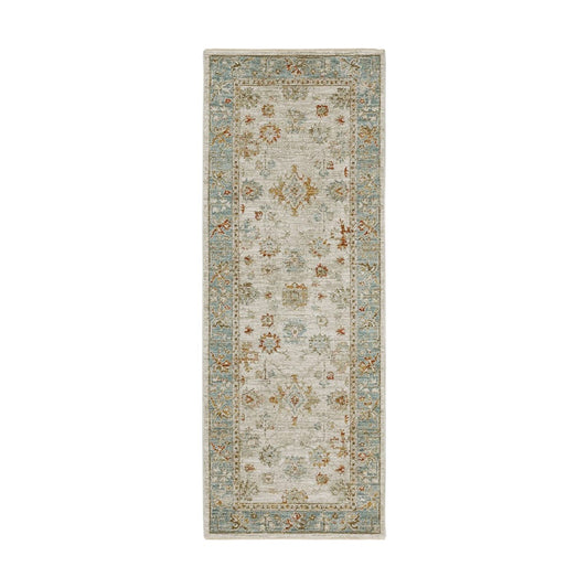 Karastan - Iznik Cream 2' 7" x 7' 3" Area Rug - RG847 741 031087 IR view 1