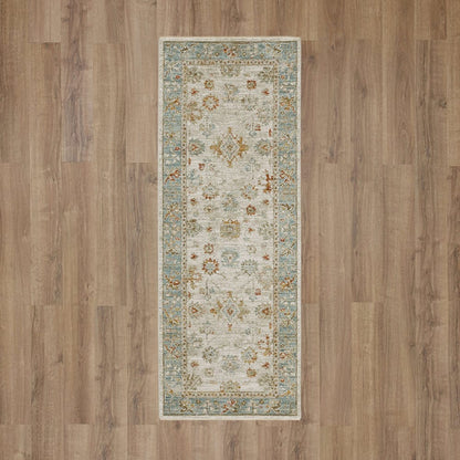 Karastan - Iznik Cream 2' 7" x 7' 3" Area Rug - RG847 741 031087 IR view 7