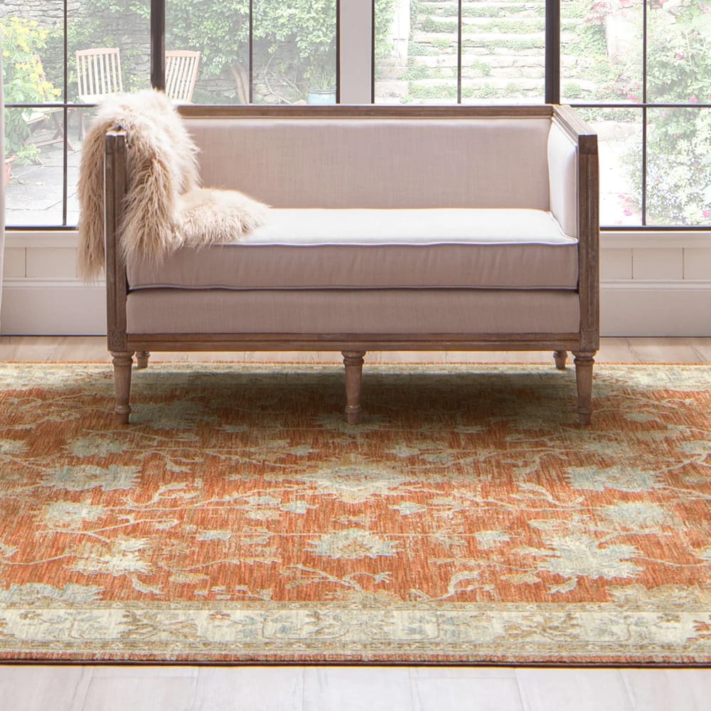 Karastan - Iznik Rust 2' 7" x 7' 3" Area Rug - RG847 780 031087 IR view 7