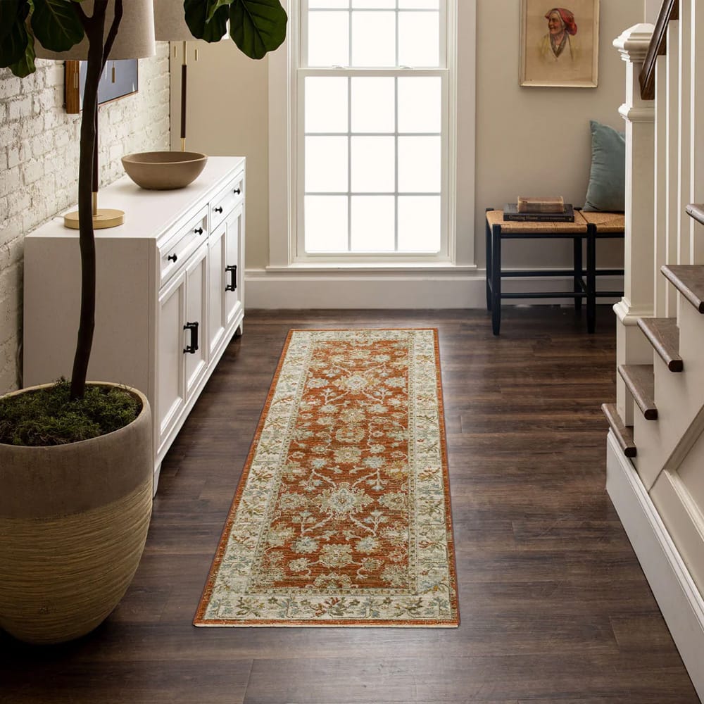 Karastan - Iznik Rust 2' 7" x 7' 3" Area Rug - RG847 780 031087 IR view 8