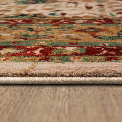 Karastan - Keralam Cream 5' 3" x 7' 10" Area Rug - 90936 70038 063094 IR view 5