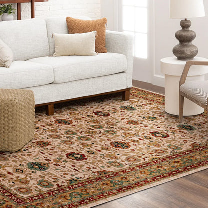 Karastan - Keralam Cream 8' x 11' Area Rug - 90936 70038 096132 IR view 8