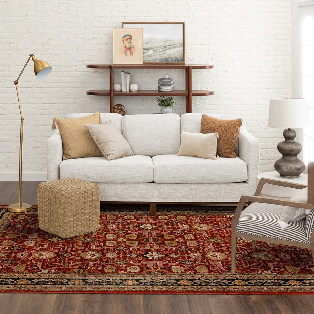 Karastan - Keralam Garnet 8' x 11' Area Rug - 90936 30048 096132 IR view 9