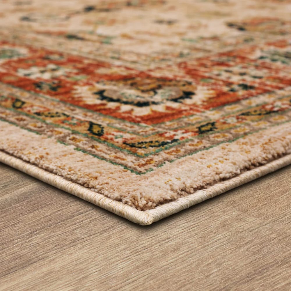 Karastan - Koyna Cream 5' 3" x 7' 10" Area Rug - 91199 70033 063094 IR view 4