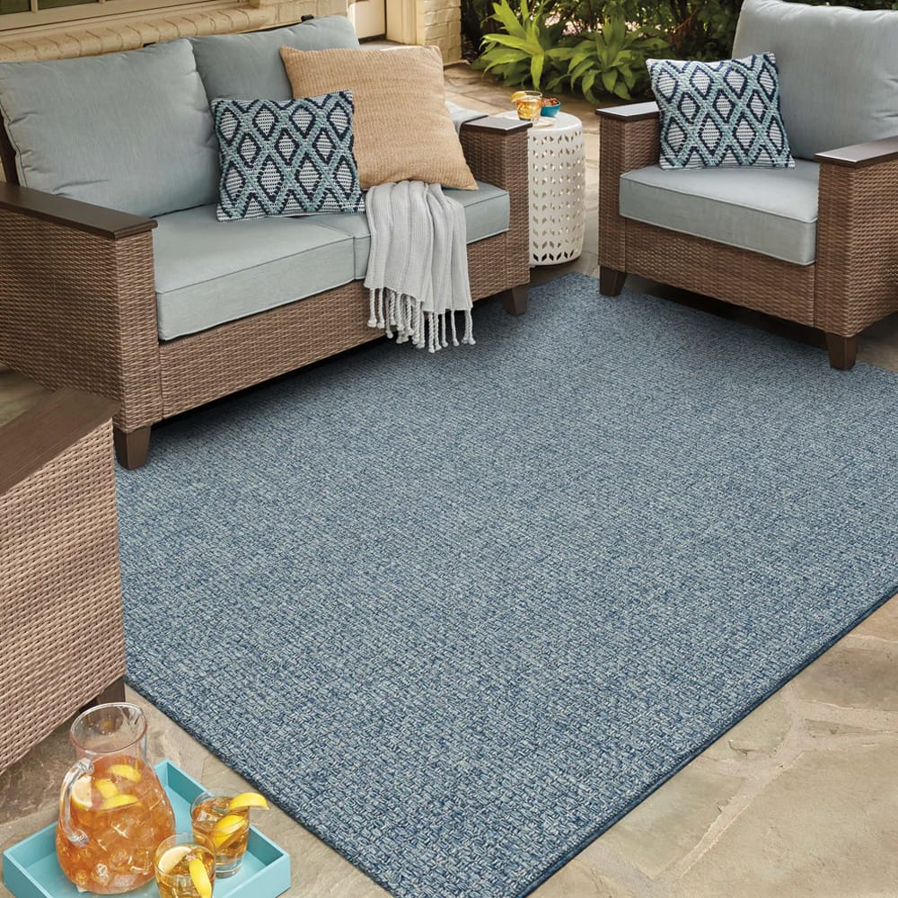 Karastan - Lanai Blue 7' 10" x 10' Area Rug - R1269 103 094120 SK view 9